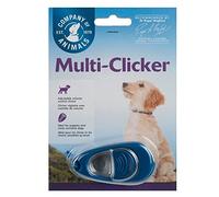 Multi-Clicker Company of Animals - Accessoire pour chien, contrôle du volume à 3 réglages, facile à cliquer, dragonne réglable, clicker pour chien, destiné au dressage, convient aux chiens et chiots