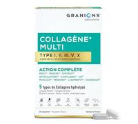 GRANIONS - MULTI Collagene + 5 Types de Collagène - 20 études cliniques - 1 mois