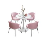 Multi-Color Dining Set, Two-Tone Design & Compact Size 5-Piece Modern Bistro,Heavy-Duty Construction & Easy-to-Clean Materials(I)