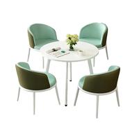 Multi-Color Dining Set, Two-Tone Design & Compact Size 5-Piece Modern Bistro,Heavy-Duty Construction & Easy-to-Clean Materials(H)