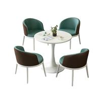 Multi-Color Dining Set, Two-Tone Design & Compact Size 5-Piece Modern Bistro,Heavy-Duty Construction & Easy-to-Clean Materials(B)