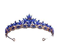 Multi-Color Strass Bridal Tiara - European Style Crown For Weddings & Events, One Size, Bois d'agar, Aucune pierre précieuse.