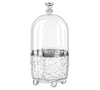 Multi CompFor artment MFor akeup Brush OrgFor anizer for an For and Tidy WorkspFor avec rotation à 360 degrés (transparent)