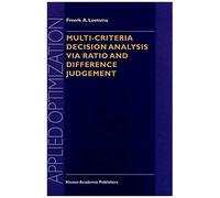 Multi-Criteria Decision Analysis Via Ratio And Difference Judgement