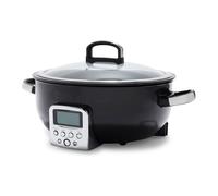 GreenPan Elite 5,6L Cuisinière Électrique Intelligente, Spécifications pour Sauté, Sauté, Riz, Céramique Saine Antiadhésive sans PFAS et Parties Lavables au Lave-Vaisselle, Affichage LED, Noir