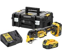 Dewalt - Multi cutter 18V 5.0Ah Li-Ion + 29 accessoires en coffret Tstak - DCS356P2-QW