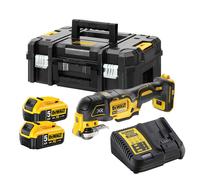 Multi-cutter 18V DEWALT DCS356P2-QW Brushless avec coffret, 2 batteries et 35 accessoires