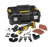 Multi-Cutter DEWALT Sans Fil 18V 2.0Ah Li-Ion Sans Charbons + 32 Accessoires Coffret T-STAK - DCS355D2