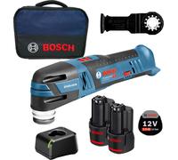 Multi-Cutter sans fil GOP 12V-28 Bosch / 2x batterie 3,0 Ah + chargeur dans un sac souple