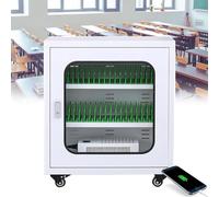 Multi Device Charging Station Cart With Wheels 12 Slot Mobile Phone Charging Cabinet For Cellphone Storage And Organization,40Slots
