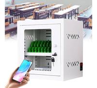 Multi Device Charging Station Cart With Wheels 12 Slot Mobile Phone Charging Cabinet For Cellphone Storage And Organization,12Slots