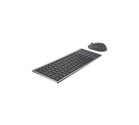 Multi-Device Wireless Keyboard and Mouse Combo KM7120W - Ensemble clavier et souris - sans fil - 2.4 GHz, Bluetooth 5.0 - Belge - gris titan - pour