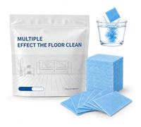 Multi-Effect Floor Clean Tablets, Floor Cleaning Tablets Multi-surface Cleaner, Multiple Effect the floors Clean, No-Rinse, Concentrated Floor Cleaner for Hardwood, Tile (Blue, 500PCS)