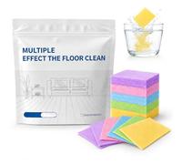 Multi-Effect Floor Clean Tablets, Floor Cleaning Tablets Multi-surface Cleaner, Multiple Effect the floors Clean, No-Rinse, Concentrated Floor Cleaner for Hardwood, Tile (Mixed Colors, 500PCS)