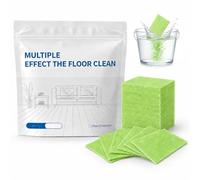 Multi-Effect Floor Clean Tablets, Floor Cleaning Tablets Multi-surface Cleaner, Multiple Effect the floors Clean, No-Rinse, Concentrated Floor Cleaner for Hardwood, Tile (Green, 500PCS)
