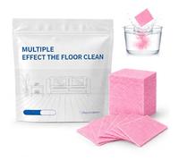 Multi-Effect Floor Clean Tablets, Floor Cleaning Tablets Multi-surface Cleaner, Multiple Effect the floors Clean, No-Rinse, Concentrated Floor Cleaner for Hardwood, Tile (Pink, 100PCS)