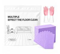 Multi-Effect Floor Clean Tablets, Multi-Surface Floor Cleaning Tablets, Concentrated Cleaner for Hardwood, Tile, Laminate & More, Floor Cleaning Solution (Purple, 100Pcs)