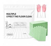 Multi-Effect Floor Clean Tablets, Multi-Surface Floor Cleaning Tablets, Concentrated Cleaner for Hardwood, Tile, Laminate & More, Floor Cleaning Solution (Green, 100Pcs)