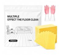 Multi-Effect Floor Clean Tablets, Multi-Surface Floor Cleaning Tablets, Concentrated Cleaner for Hardwood, Tile, Laminate & More, Floor Cleaning Solution (Yellow, 100Pcs)