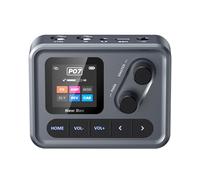 Multi Effet Guitare,Pedale Guitare Electrique 80 Préréglages, Portable 6 Modules D'effets Mobiles, Enregistrement Audio USB OTG avec APP et BT, Rechargeable pour Guitare, Guitare Électrique, Basse