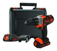 Black & Decker, Perceuse + perceuse à percussion, Multievo (Fonctionnement sur batterie, 18 V)
