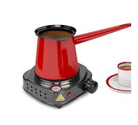 Multi-fonction Cuisinière électrique, Mini Plaque chauffante Fournaise électrique, chauffe-eau à café et thé Plaque de cuisson pour appareil de chauffage domestique (argent + gris)