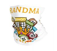 Multi fonctionnel hiver chaud écharpe, Bingo personnalisé papier jeu Bandana cache-cou hommes femmes hiver ski tube écharpe guêtre visage couverture