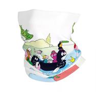 Multi fonctionnel hiver écharpe chaude, Custom Cartoon Anime Barbapapa Bandana Cou Gaiter Visage Écharpe Couverture Femmes Film d’animation Couvre-chef Tube Cagoule