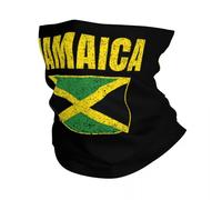 Multi fonctionnel hiver écharpe chaude, Jamaïque Pays Jamaïque Drapeau Jamaïcain Bandana Cou Cache-Cou Femmes Hommes Hiver Ski Randonnée Écharpe Gaiter Couvre-visage