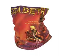 Multi fonctionnel hiver écharpe chaude, Megadeths Rock Band Bandana Cou Gaiter Visage Écharpe Couverture Femmes Hommes Heavy Metal Band Headwear Tube Balaclava