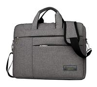 Multi-Fonctionnel Mallette Business Affaire/étui Messenger avec poignée et bandoulière,Gris foncé,14" (38 * 28 * 7) CM
