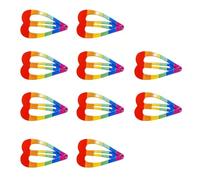 Multi-forme peut choisir des épingles à cheveux pour filles chaudes couleur arc-en-ciel, barrettes à cheveux à ressort pour adolescentes