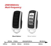 (Multi-frequency Copy) Télécommande clone pleine fréquence 210-910 MHz compatible avec CAME TOP432NAEE433TX4, AT-4N