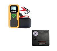 Multi-Function Car Jump Starter Device Power Bank Portable 12V 600A Peak Charger Truck Battery Booster Charge De PréCision(E18 and Air Pump)