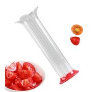 Multi Function Grape Slicer - Small Fruit Cutter with Quick Tomato Quartering Tool, Durable Kitchen Gadget for Cake Décoration, Kids Snacks, Baby Meals, Salad Preparation, Lunch, Outdoor Picnics