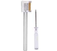 Multi Function Leather Oil Pen Dye Roller Applicator DIY Leather Crafts Tool for Handbags Belts Shoes Gloves Gold Silver Red Blue Green 125mm Christmas Gifts (Silver)