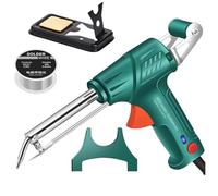 Multi-function Soldering Iron Soldering Gun Set, 60W External Heating Soldering Gun, Auto Send Tin Soldering Kit for Repairs Home DIY, Electric Soldering Gun Kit (3-piece Set)