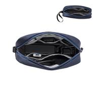 Multi Function Storage Bag - Oxford Cloth Material 23.5x12x6.5cm Electronic Organizer Case - Portable Cable Charger Accessory Pouch - for Camera Data Cable Travel and Digital Devices