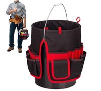 Multi Function Tool Belt Bag, Bucket Tool Bag with Multiple Pockets, Garden Tote Storage Pouch, Outdoor Beach Storage Bag for Tools, Convenient Organizer for Efficient Tool Storage and Transport