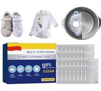 Multi-functional Bio-enzyme Cleaning Tablets,Japan Universal Stain Removal Cube,Kitchen All Purpose Cleaning Powder,Household Enzyme Cleaner,Cleaner Dissolve Concentrated Tablets,Deep Cleaning (1)