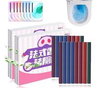 Multi-functional Concentrated Toilet Cleaning Sticks, Toilet Bowl Cleaners Drop In Tank, Toilet Tank Cleaner, Automatic Long-Lasting Freshness, Bowl Freshener for Bathroom (2Boxes)