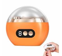 Multi-Functional Electric Nail Trimmer,3 in 1 Automatic Electric Nail Clipper,2026 New Rechargeable Smart Nails Trimmer with LED,3 Speeds,Nails Care Tool for Adults Elderly(Orange)