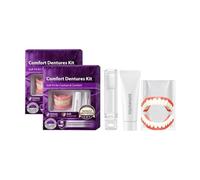 Multi-functional Moldable Silicone Tooth Kit, Perfect Fit | for Premium Complete Teeth, Soft Safe Silicone Temporary Dental Restoration Kit, Dental Anatomical Model for Men and Women