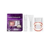Multi-functional Moldable Silicone Tooth Kit, Perfect Fit | for Premium Complete Teeth, Soft Safe Silicone Temporary Dental Restoration Kit, Dental Anatomical Model for Men and Women