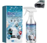 Multi-functional Powerful Deicer Snow Melt Agent, Car Windshield Snow Melting Coating Spray, Car Windshield De Icer Spray, Auto Window Ice and Snow Cleaner, Quick Defrosting and Demisting (1pcs)