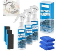 Multi-Functional Quick-Acting Rust Removal Spray, 2026 New Iron Power Remover Spray, Portable Rust Remover Sprays for Metal, Fast-Acting Formula, Bikes, Tools, Cars Surfaces (100ml*3pcs)