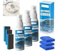 Multi-Functional Quick-Acting Rust Removal Spray, 2026 New Iron Power Remover Spray, Portable Rust Remover Sprays for Metal, Fast-Acting Formula, Bikes, Tools, Cars Surfaces (30mi*3pcs)