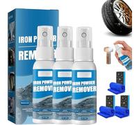 Multi-Functional Quick-Acting Rust Removal Spray, Portable Rust Remover Spray for Metal, Iron Powder Remover Sprays, Fast-Acting Formula & Easy Application, for Cars Metal Surfaces (30mi*3pcs)
