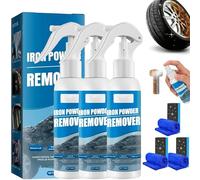 Multi-Functional Quick-Acting Rust Removal Spray, Portable Rust Remover Spray for Metal, Iron Powder Remover Sprays, Fast-Acting Formula & Easy Application, for Cars Metal Surfaces (100ml*3pcs)