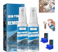 Multi-Functional Quick-Acting Rust Removal Spray, Rust Remover for Metal, Portable Rusts Remover Spray for Metal, Iron Powder Removers Sprays, Easy Application for Car Metals Surface (30ML*2pcs)